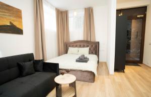 Χώρος καθιστικού στο Central Station Apartment No2