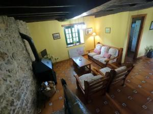 Posezení v ubytování Casa Rural La Collada