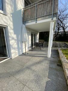 En balkon eller terrasse på Apartment Relax in Überlingen Bodensee