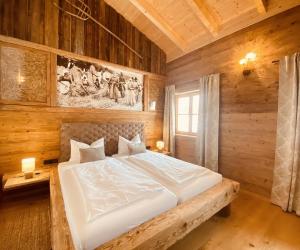Giường trong phòng chung tại Apartment Sammerhof
