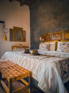 Postel nebo postele na pokoji v ubytování Finca La Saucina Casa de Campo