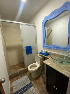 Vonios kambarys apgyvendinimo įstaigoje Casa Spa Guadalupe