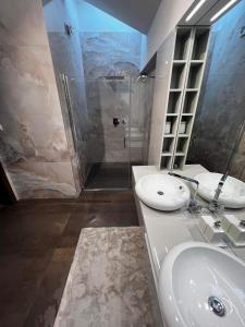 Kúpeľňa v ubytovaní Apartmán s vírivkou v centre - Banská Bystrica