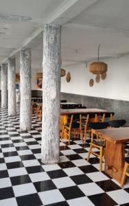 Restaurace v ubytování villa sky valley puncak