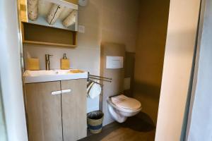 Koupelna v ubytování L'Hôtel Enfoncé, chambres d'hôtes