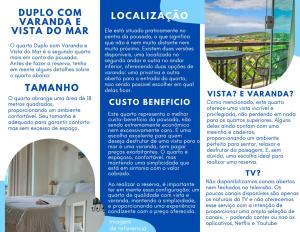 a brochure for a villa in venezuela at Bliss Hotéis Bella Vista in Búzios