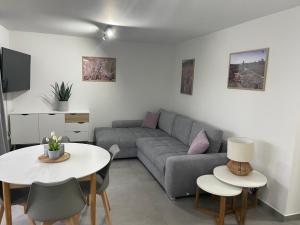 Posezení v ubytování Ferienwohnung Johannes