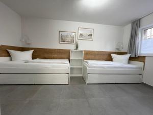 Postel nebo postele na pokoji v ubytování Ferienwohnung Johannes