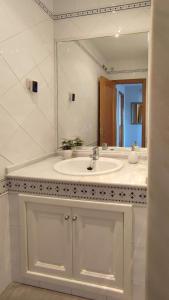 Koupelna v ubytování Duplex acogedor CAMINO INGLÉS a 10 min de Santiago