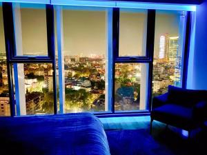 Χώρος καθιστικού στο Suite TOP16 @ Hipódromo Condesa