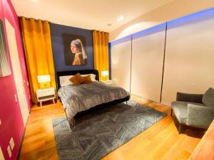 Ένα ή περισσότερα κρεβάτια σε δωμάτιο στο Suite TOP16 @ Hipódromo Condesa