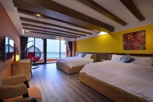 Postel nebo postele na pokoji v ubytování Sunshine B&B
