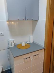 Dapur atau dapur kecil di Apartman SM