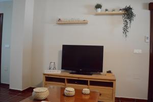 TV a/nebo společenská místnost v ubytování Apartamentos Maria