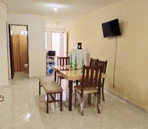 TV a/nebo společenská místnost v ubytování Estancia Viajera Misiones - 7 Min Malecón + 10 fotografií