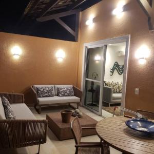 Posezení v ubytování Porto das Dunas Aquiraz Luxury Duplex + 37 fotografií
