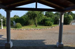 A garden outside Masseria Paglieroni