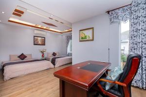 En eller flere senge i et værelse på Sala Pool Villa + 22 billeder