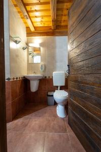 Koupelna v ubytování Guest House Kandaferi 2