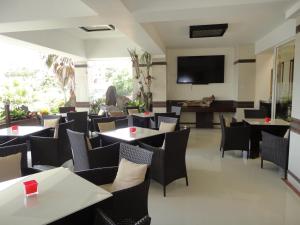 Restaurace v ubytování Villa Las Margaritas Caxa