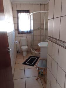 萨尔达尼亚RAIDEN'S Dream的带马桶和水槽的小浴室