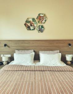 Katil atau katil-katil dalam bilik di Flock Hotel I Golf Course Road Near Dlf Phase 1 Metro station I Gurugram