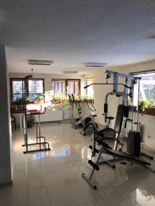 Fitness centrum a/nebo fitness zařízení v ubytování Bansko Palace