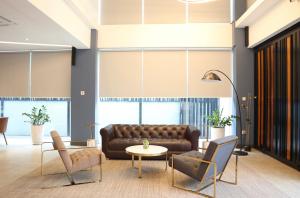 Posezení v ubytování CDX RESIDENCE