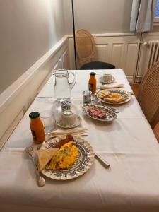 خيارات الإفطار المتوفرة للضيوف في Le manoir de la Cane