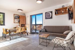 Posezení v ubytování Apartma Kadulja Golte