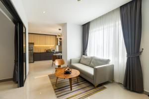 Kuchyň nebo kuchyňský kout v ubytování CDX RESIDENCE