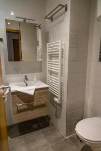 Koupelna v ubytování Apartmani Montana Jahorina