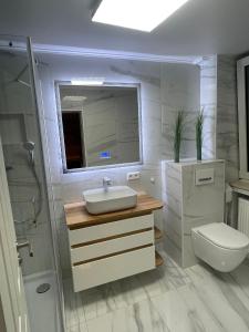 Ванная комната в Haus Frauenpreiss - Studio-Appartement 59