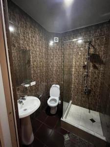 Koupelna v ubytování Sunny Hotel Tbilisi