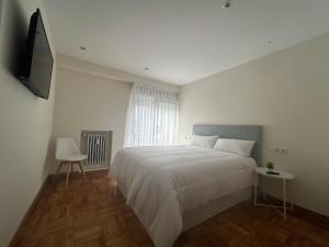 Postel nebo postele na pokoji v ubytování Llanes Suite VUT-6201-AS