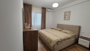 Kama o mga kama sa kuwarto sa Dream Luxury Home Comfy apartment