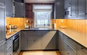 Dapur atau dapur kecil di Gorgeous Home In Bjorli With Wifi