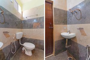 Koupelna v ubytování Hotel O Jayam Residency