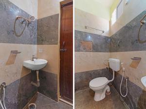 Koupelna v ubytování Hotel O Jayam Residency