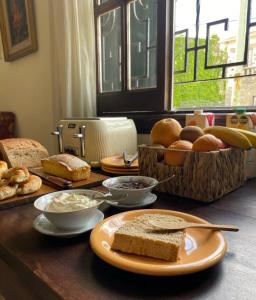 Casa mia tesisinde konuklar için mevcut kahvaltı seçenekleri