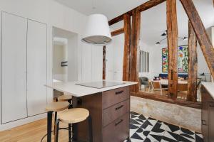 Ett badrum på Pick A Flat's Apartment in Opéra - Rue Saulnier