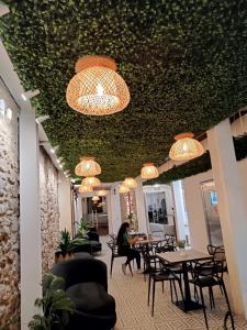 Reštaurácia alebo iné gastronomické zariadenie v ubytovaní HOTEL BALUARTE BOUTIQUE PANAMA