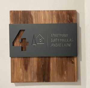 Certifikát, hodnocení, plakát nebo jiný dokument vystavený v ubytování Apartmány Svatý Mikuláš