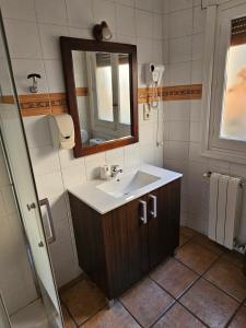 Kúpeľňa v ubytovaní Hostal La Campana