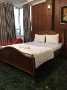 Mai Sơn Tài Hotel 객실 침대