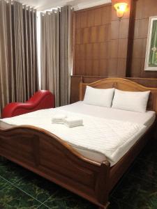 Mai Sơn Tài Hotel 객실 침대