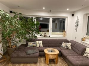A seating area at Ferienhaus Hubertus Tirol 1-8 Personen