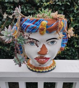 a statue of a woman with a headdress at Venice Canals & Beach Guest Studio in Los Angeles