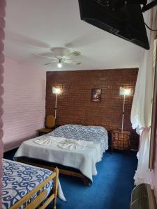 Postel nebo postele na pokoji v ubytování Hotel Car Mar