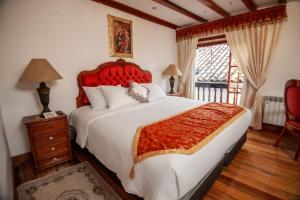 Letto o letti in una camera di Casona Corrales Hotel Boutique